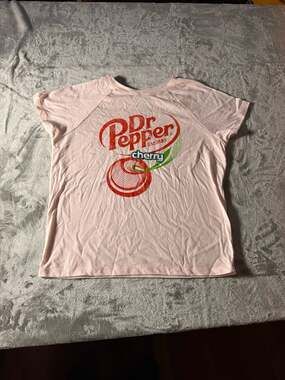 Dr. Pepper Cherry Logo Cradle Pink Baby Raglan Graphic T-Shirt
